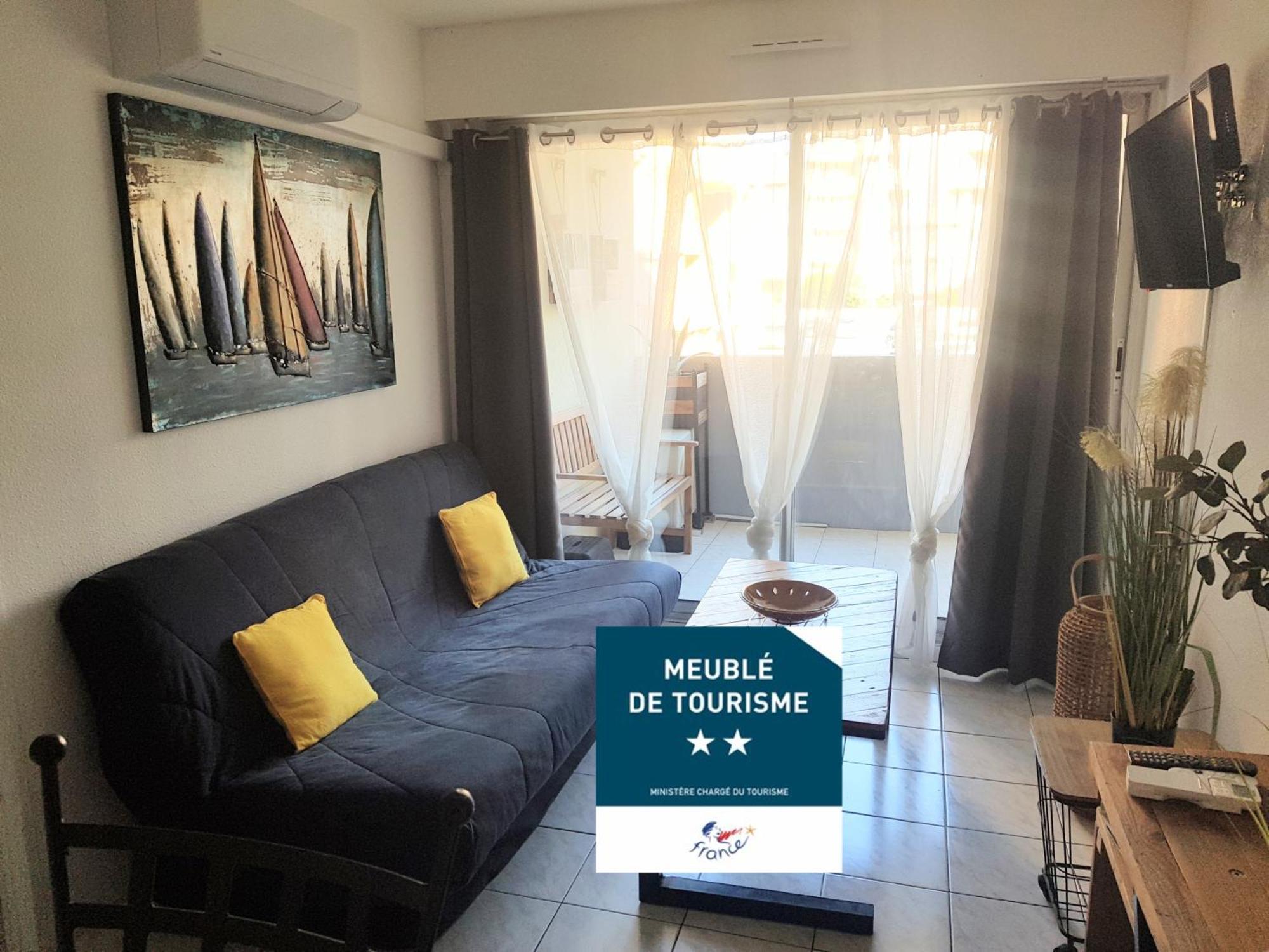 Le Venizio - Classe 2 Etoiles - T2 Climatise, Avec Terrasse, Parking, Pret De Velos, 10 Minutes A Pied Gare Et Centre Ville Sete Luaran gambar